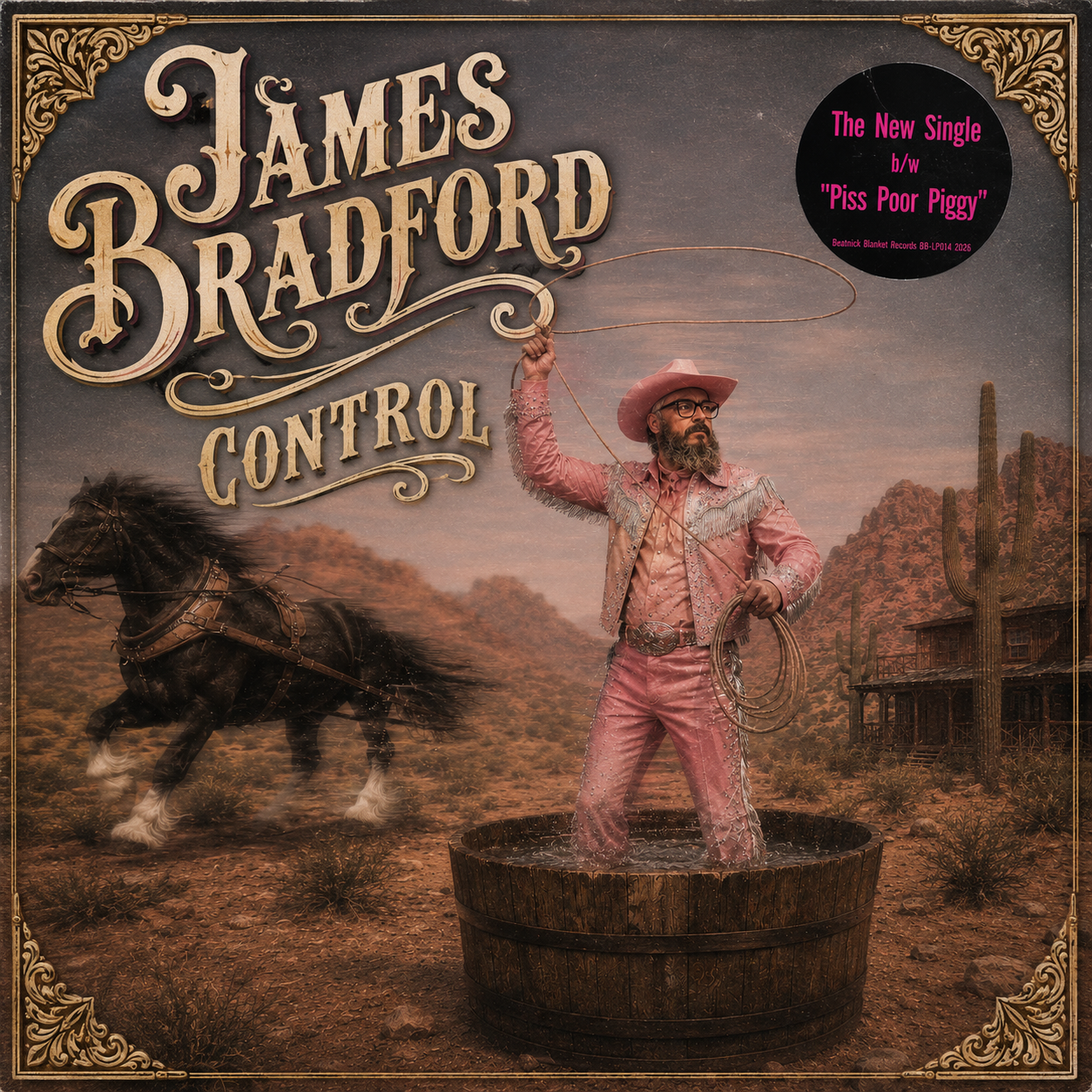 James Bradford "Control" 7" Vinyl Single